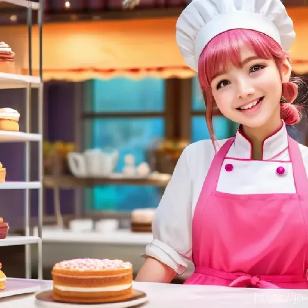 소피루비 세계관 - **Prompt:** "An anime-style illustration of Sophie Ruby, a cute and cheerful magical girl, joyfully ...