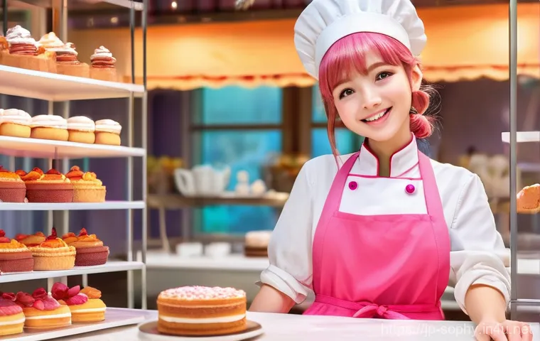 소피루비 세계관 - **Prompt:** "An anime-style illustration of Sophie Ruby, a cute and cheerful magical girl, joyfully ...