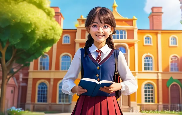 소피루비 주요 에피소드 - **Prompt: Ruby and the Magic Sketchbook at Yellow Moon School**
    A vibrant, high-quality 3D anime...