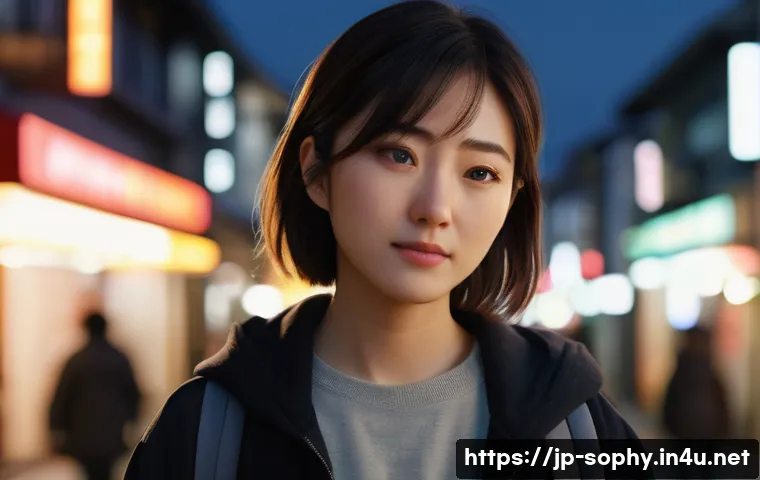 소피루비 애니메이션 편집기법 - A detailed cinematic scene showcasing a young female character in a contemporary Japanese urban sett...